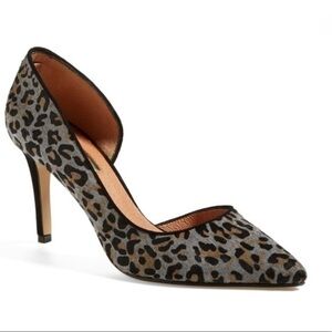 Halogen Marlie Genuine Calf Hair Pointy Toe Pump